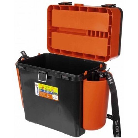 Ящик зимний Helios "FishBox" (19л) оранжевый