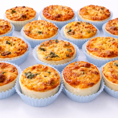 Тарталетка запеченая с курицей и ананасом