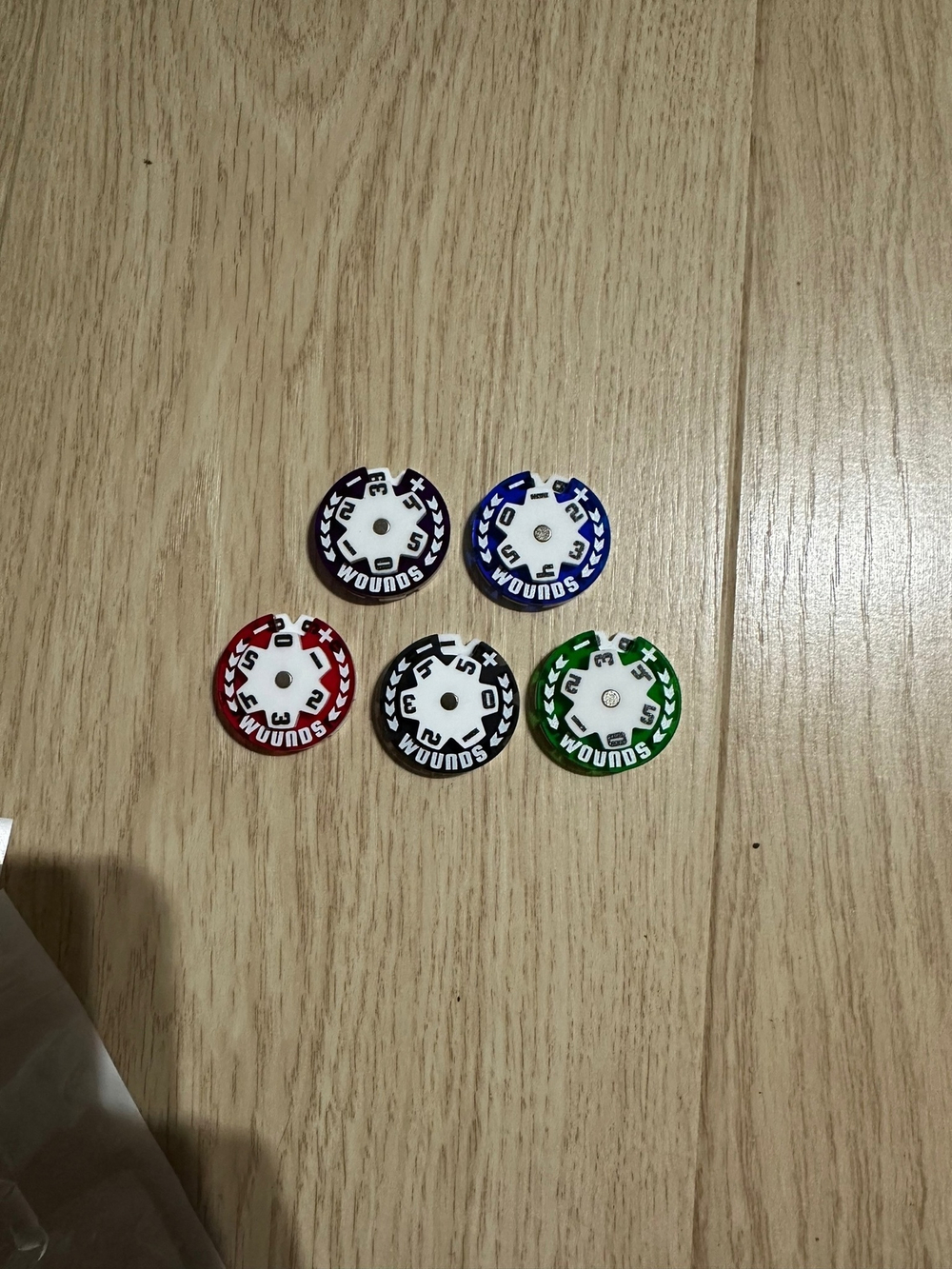 Round Counters 32mm. Violet
