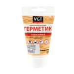 Герметик силиконизированный универсальный Белый, 160г, VGT---