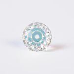 Бусины стекло ⌀8 мм, 6 шт, перламутр/crystal, Preciosa 451-19-002 Bellatrix Bead