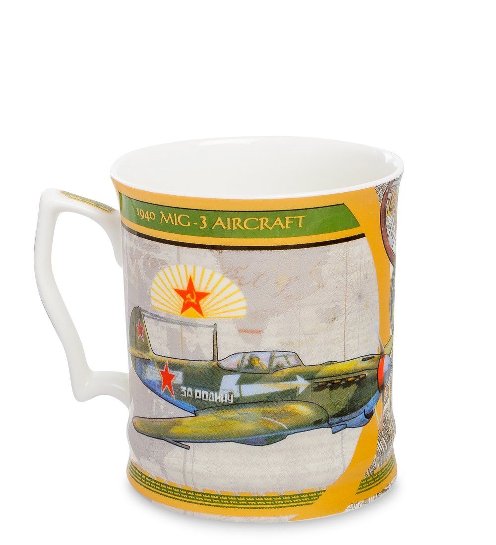 Carmani CN-08 Кружка «Самолет МИГ-3 1940 г.» 450 мл