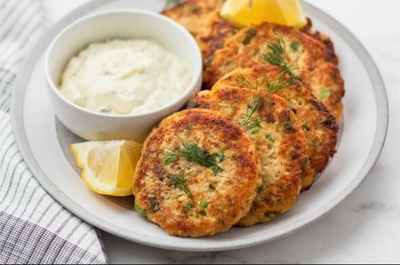 Котлеты из лосося со сливочным маслом и сыром (полуфабрикат) 400гр