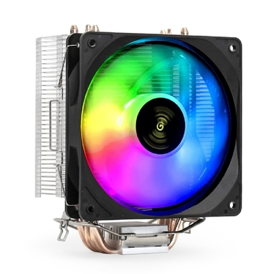 Exegate EX293655RUS Кулер ExeGate Wizard EXX400V2-PWM.FRGB ((Al+Cu, 4 тепл.трубки,LGA775/1150/1151/1155/1156/1200/1700/AM2/AM2+/AM3+/AM4/FM1/FM2/754/939/940, TDP 140W, Fan 120mm, PWM, 800-2400RPM)