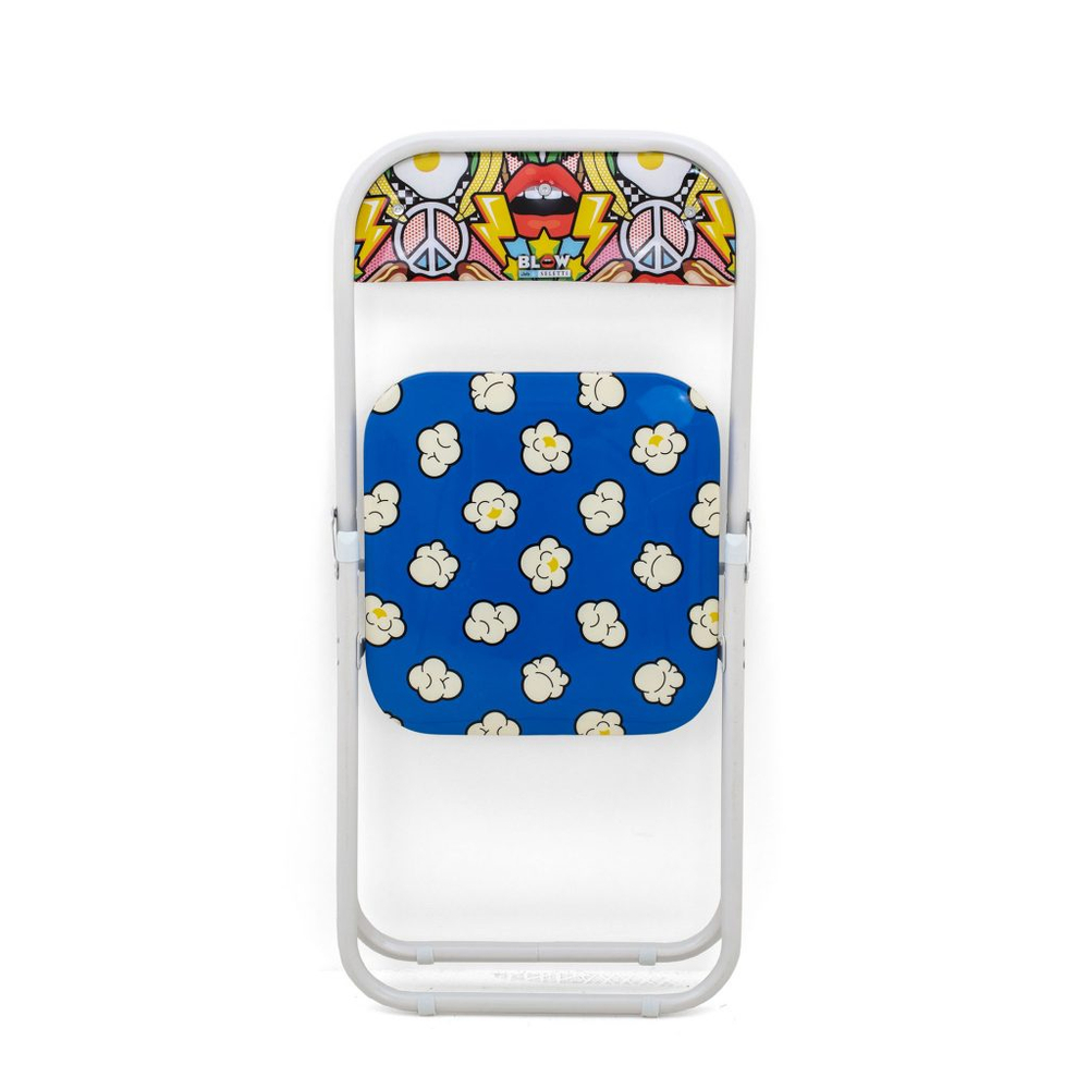 Складной стул Seletti Pop Corn, синий