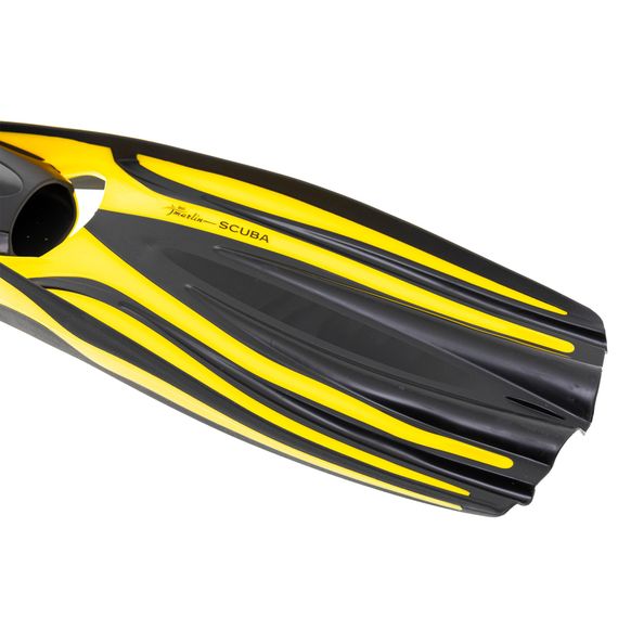 Ласты с открытой пяткой Marlin Scuba (Elastic Bungee Strap) желтые