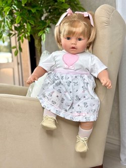 Кукла для девочки мягконабивная 62см Дульзона (8053S)