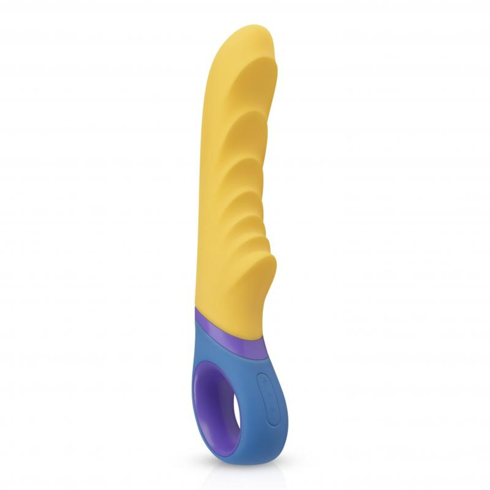 Перезаряжаемый вибромассажер для точки G Tone- G-Spot Vibrator желтый