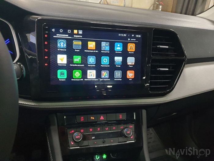 Магнитола для Jetta VS5, VS7 - FarCar S400-TS18 монитор 10.36" QLED на Android 14, CarPlay, 4G SIM-слот