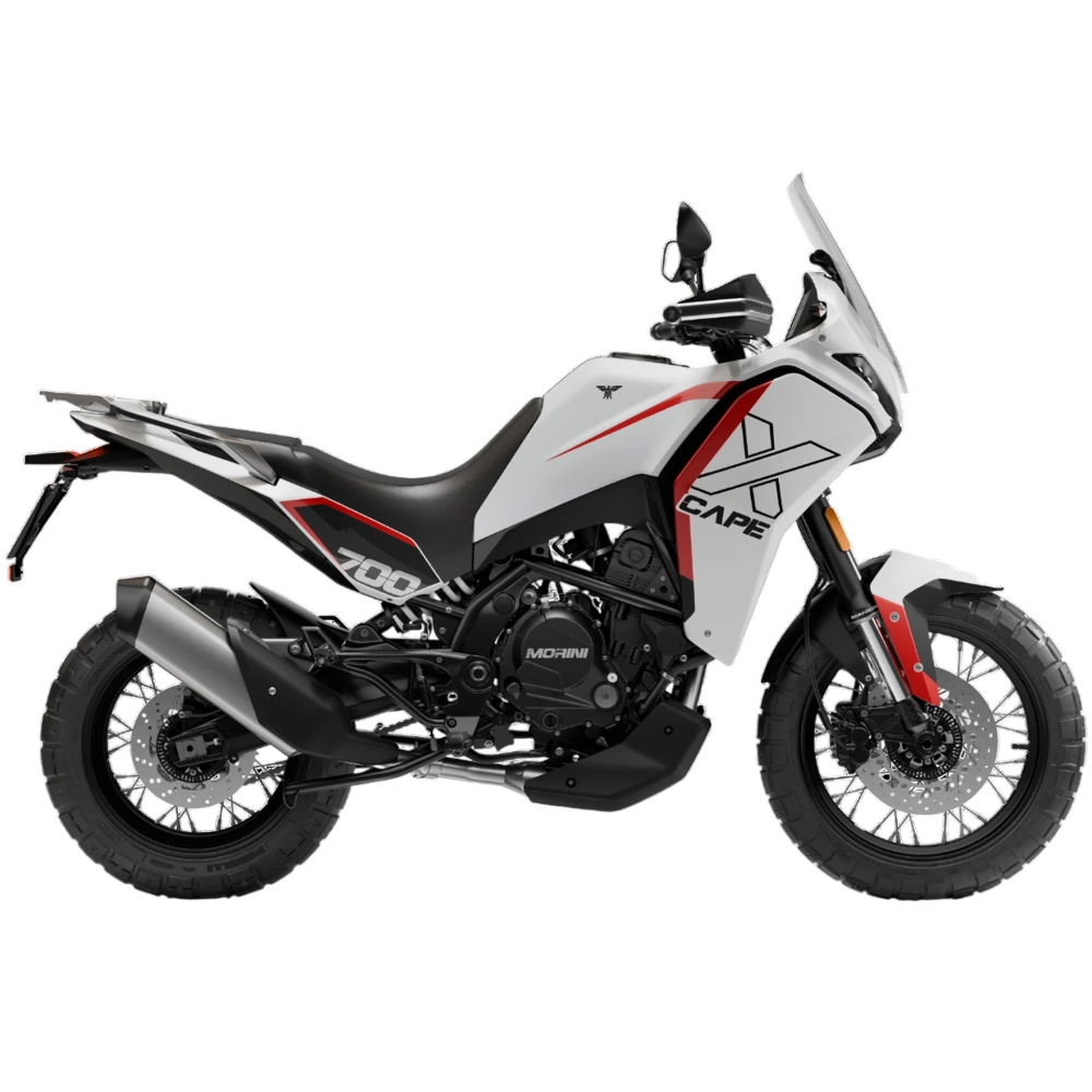 Мотоцикл Moto Morini X-CAPE 700 Black Spoke Wheel, белый