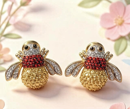 Ювелирные серьги из серебра 925 пробы