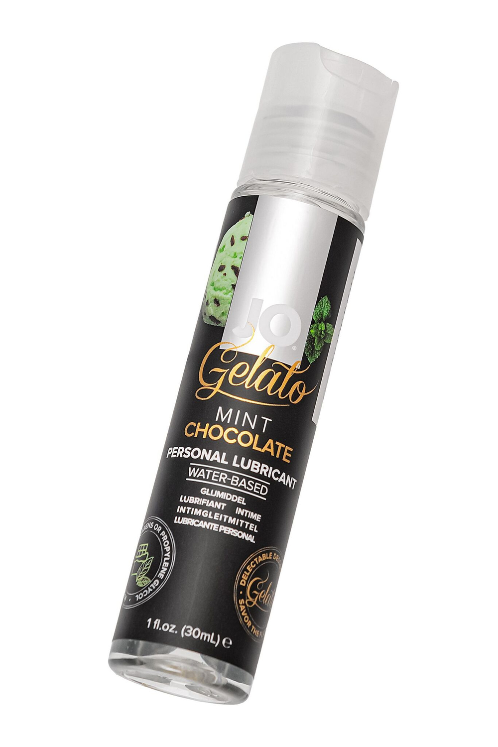 Лубрикант с ароматом мятного шоколада JO GELATO MINT CHOCOLATE - 30 мл.