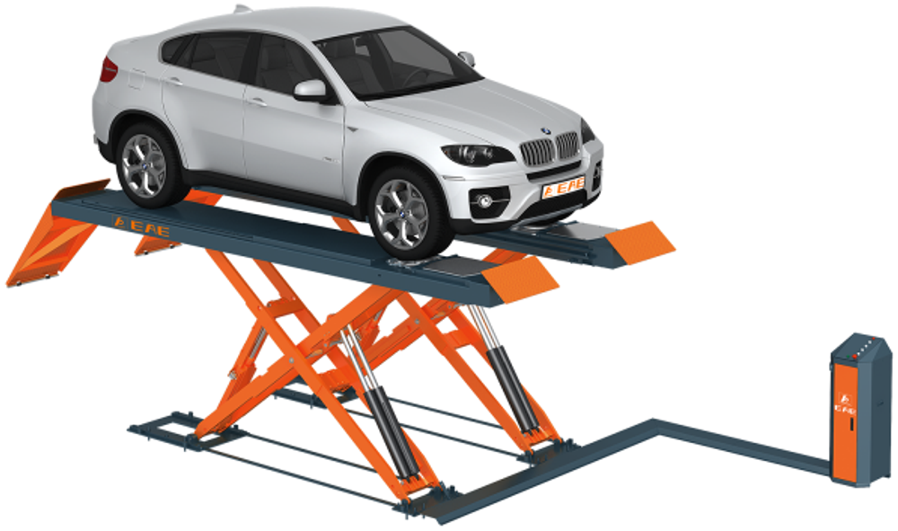 Подъёмник ножничный, г/п 4т, Everlift EE-6604B.50L.40T.E.C