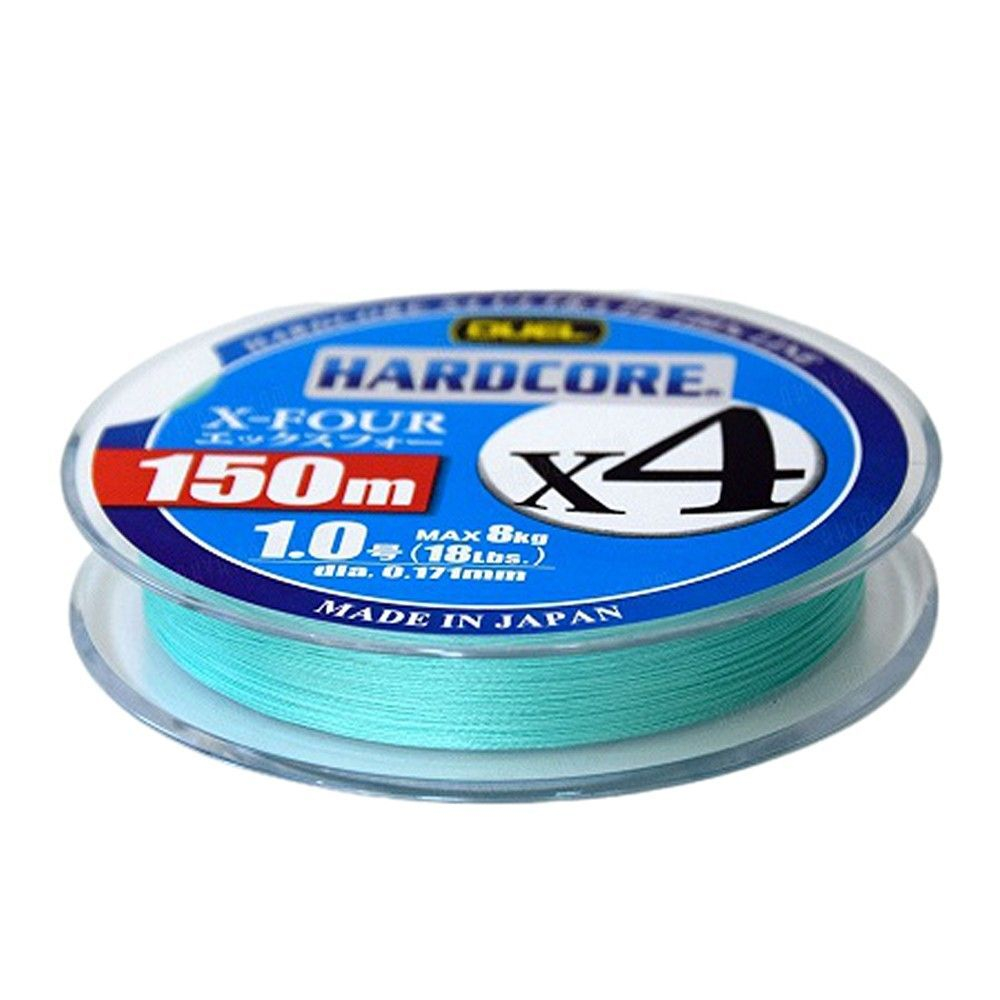 Плетеный шнур для рыбалки Duel PE Hardcore X4