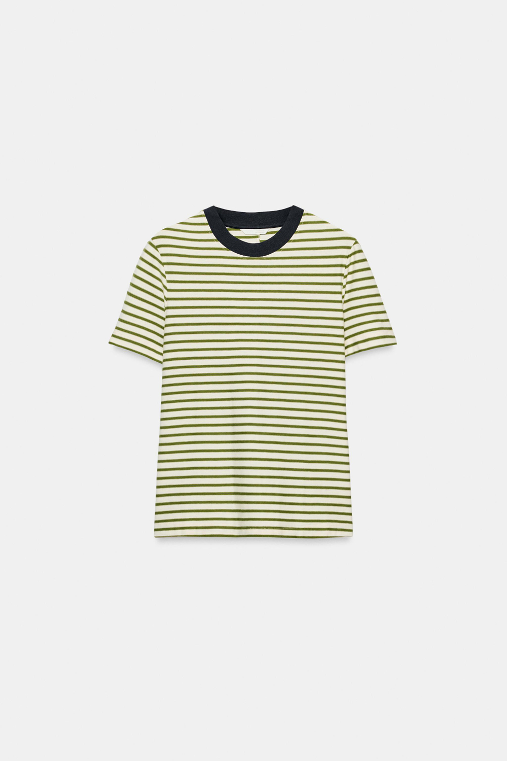 Футболка в полоску с короткими рукавами — ZARA