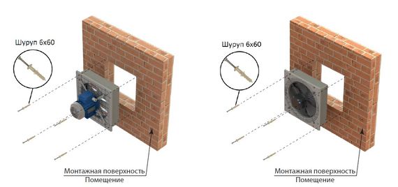 Вентилятор осевой Ровен ВО-2.3 (1ф/220/10Вт/1500 об/мин)