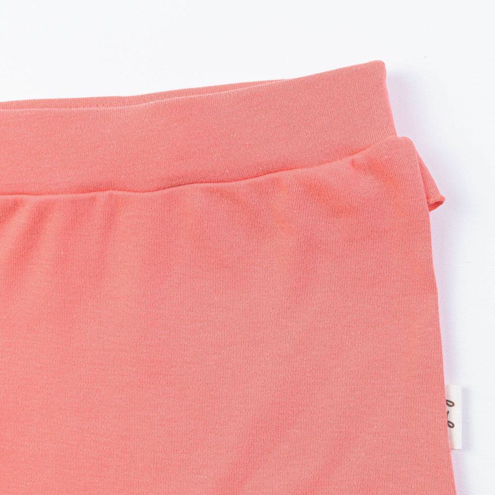 Легинсы с рюшей "Персик" 0+
