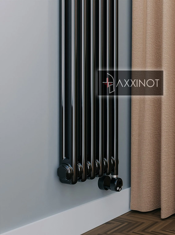 Axxinot Sentir Electric 2120 - электрический вертикальный двухтрубный трубчатый радиатор высотой 1200 мм, палитра RAL