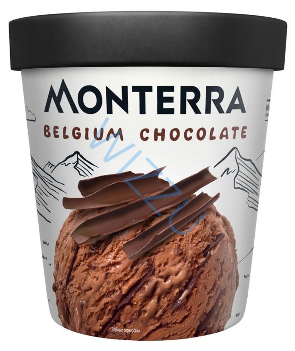 276Г МОРОЖЕНОЕ MONTERRA БЕЛЬГИЙСКИЙ ШОКОЛАД БЗМЖ
