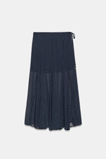 ЮБКА МИДИ В ГОРОШЕК — ZARA