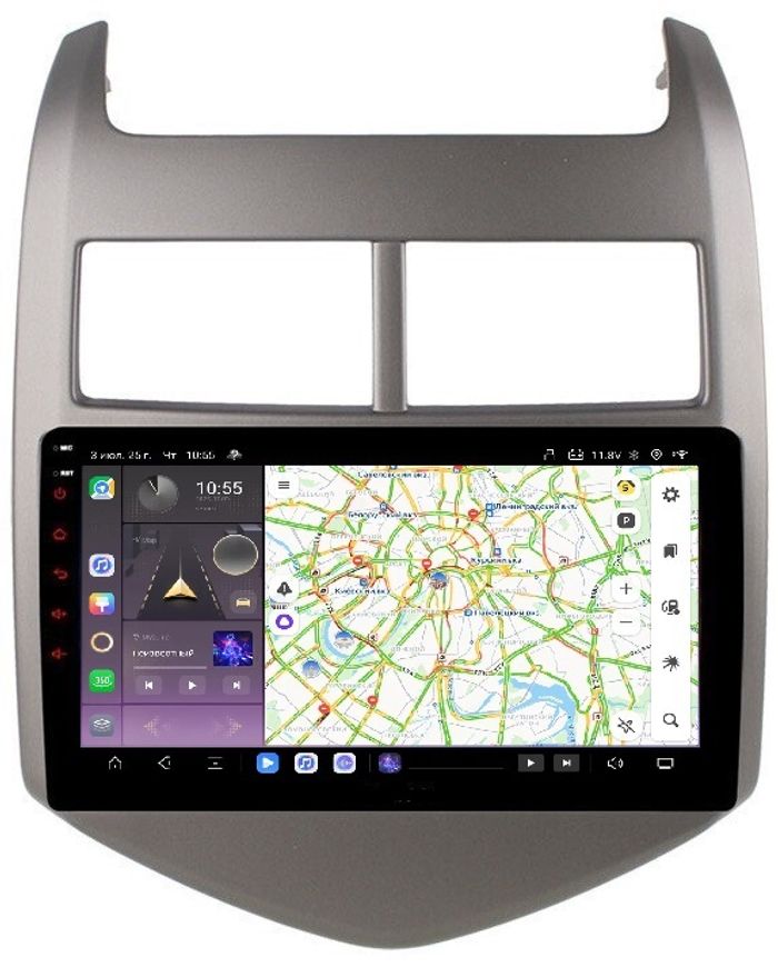 Магнитола для Chevrolet Aveo 2012-2015 - Kuberg OL-9226 QLed, Android 13, Быстрейшая, CarPlay, SIM-слот