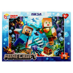 Пазл 120эл. "Подводный Minecraft" в коробка 4660254459861 (Умные игры)