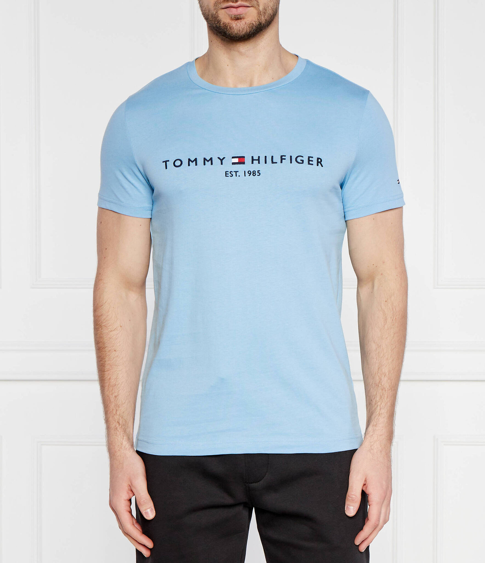 Футболка Tommy Hilfiger - голубой(MW0MW11797)