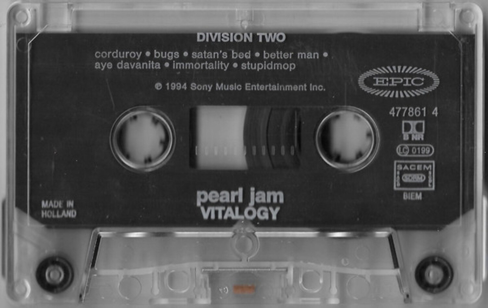 Pearl Jam / Vitalogy (MC)