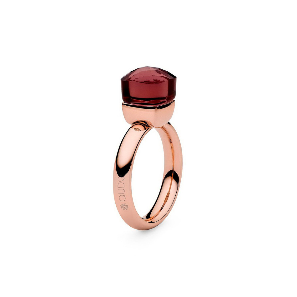 Кольцо Qudo Firenze ruby 18.5 мм 610216 R/RG размер 18,5