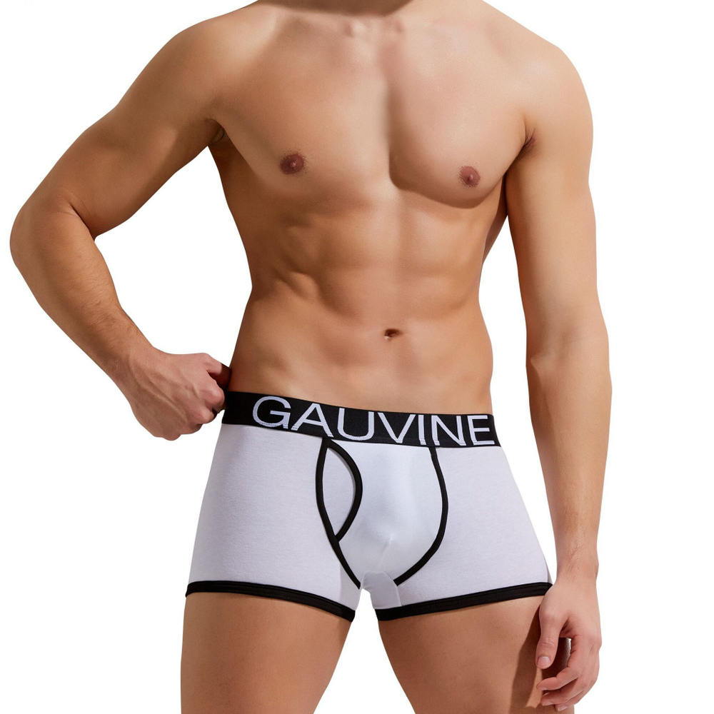 Мужские трусы-боксеры Cotton Sport Trunk (Размер: L) (Цвет: белый)