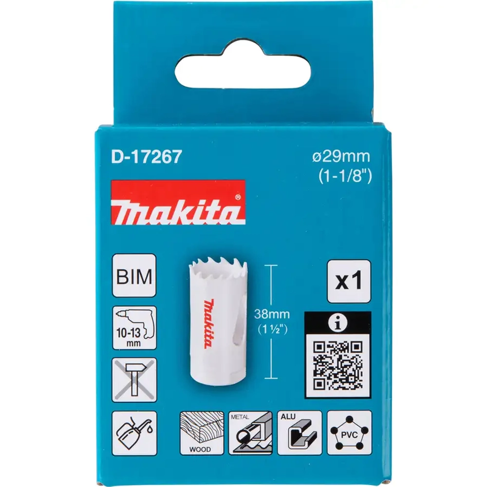 Биметаллическая полая коронка 29x40 мм Makita D-17267