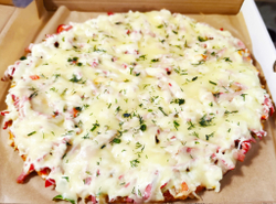 Домашняя пицца с курицей