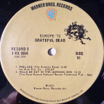The Grateful Dead ‎– Europe '72 3LP (Канада 1972г.)