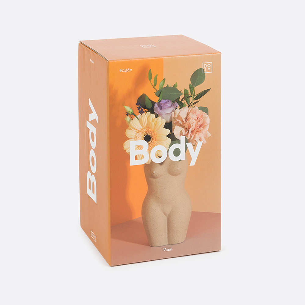 Ваза для цветов 18.8см Doiy Body White