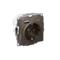 Розетка с USB A+C с заземлением и защитными шторками Systeme Electric AtlasDesign Мокко ATN000632