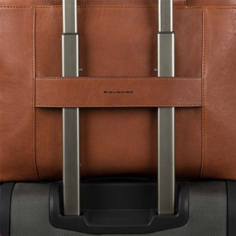 Сумка для ноутбука Piquadro Black Square синяя кожа (CA4021B3/BLU)