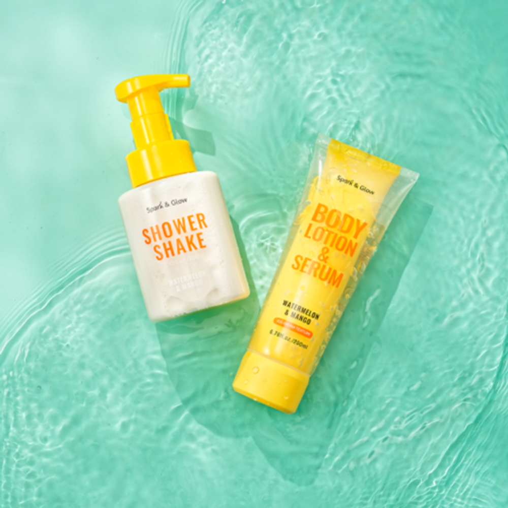 Гель-шейк для душа с ароматом арбуза и манго - Shower shake watermelon&mango, 300мл