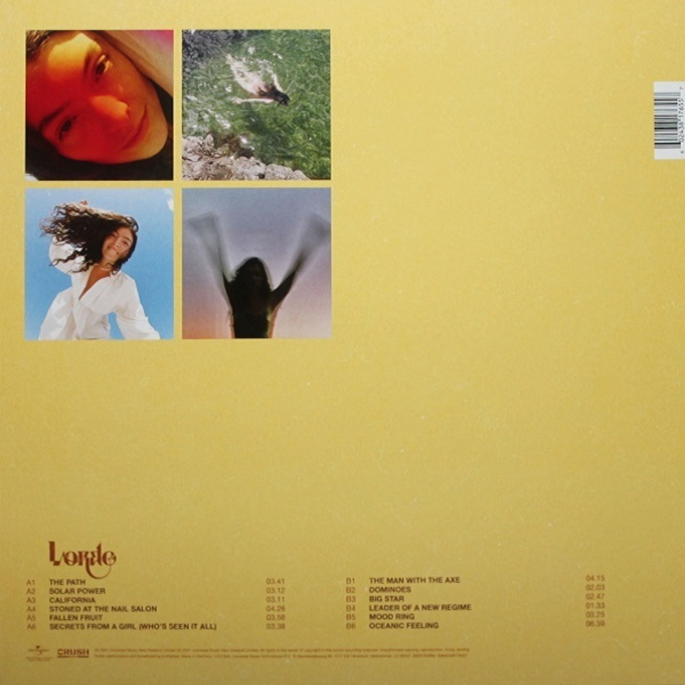 Lorde / Solar Power (Coloured Vinyl)(LP)