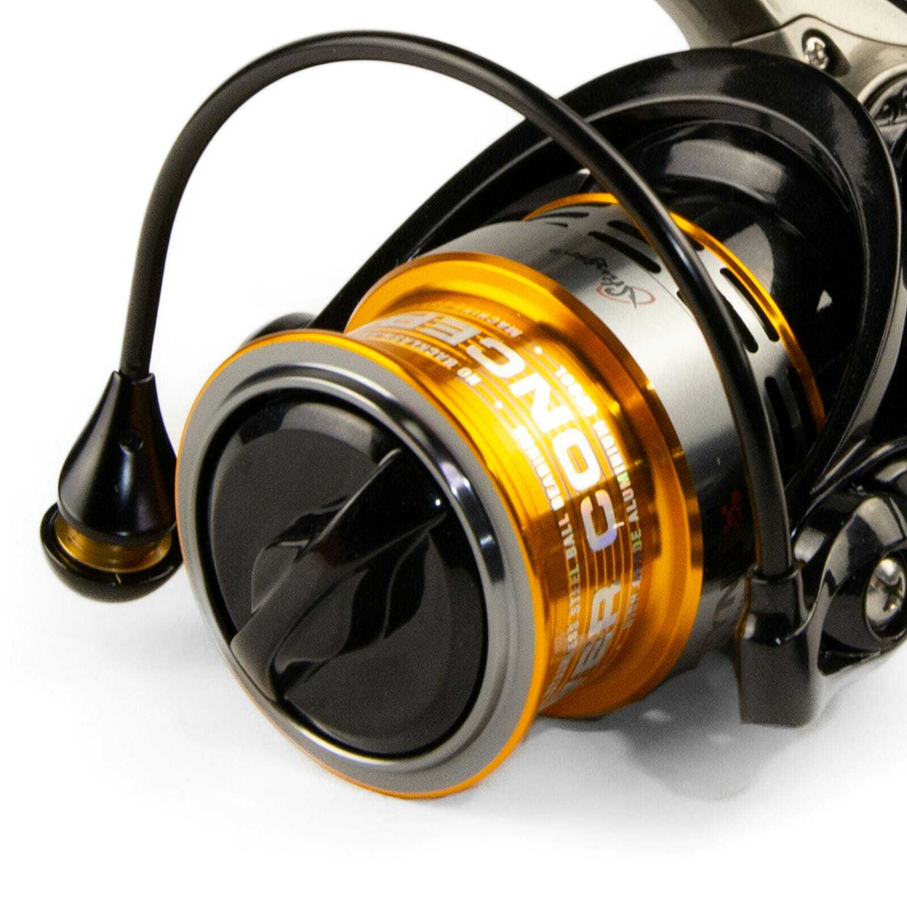 Безынерционная катушка Stinger Priority NS 1003 (1000, 6+1BB, мет. шпуля)