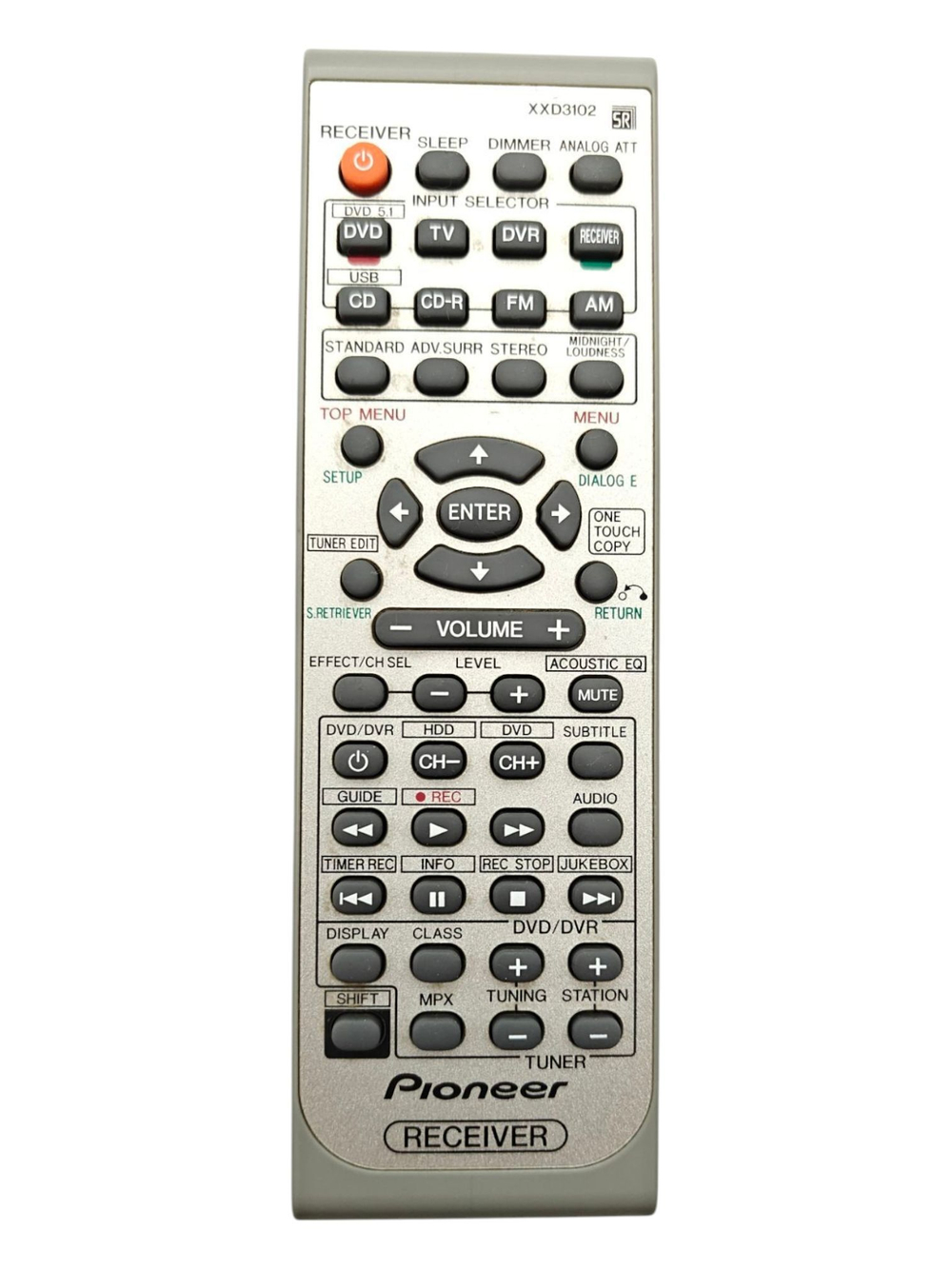 Пульт Pioneer XXD3102 для ресиверов