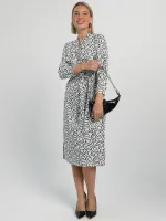 Платье Лаконичный стиль (черно-белое) П16036-19М LT Collection