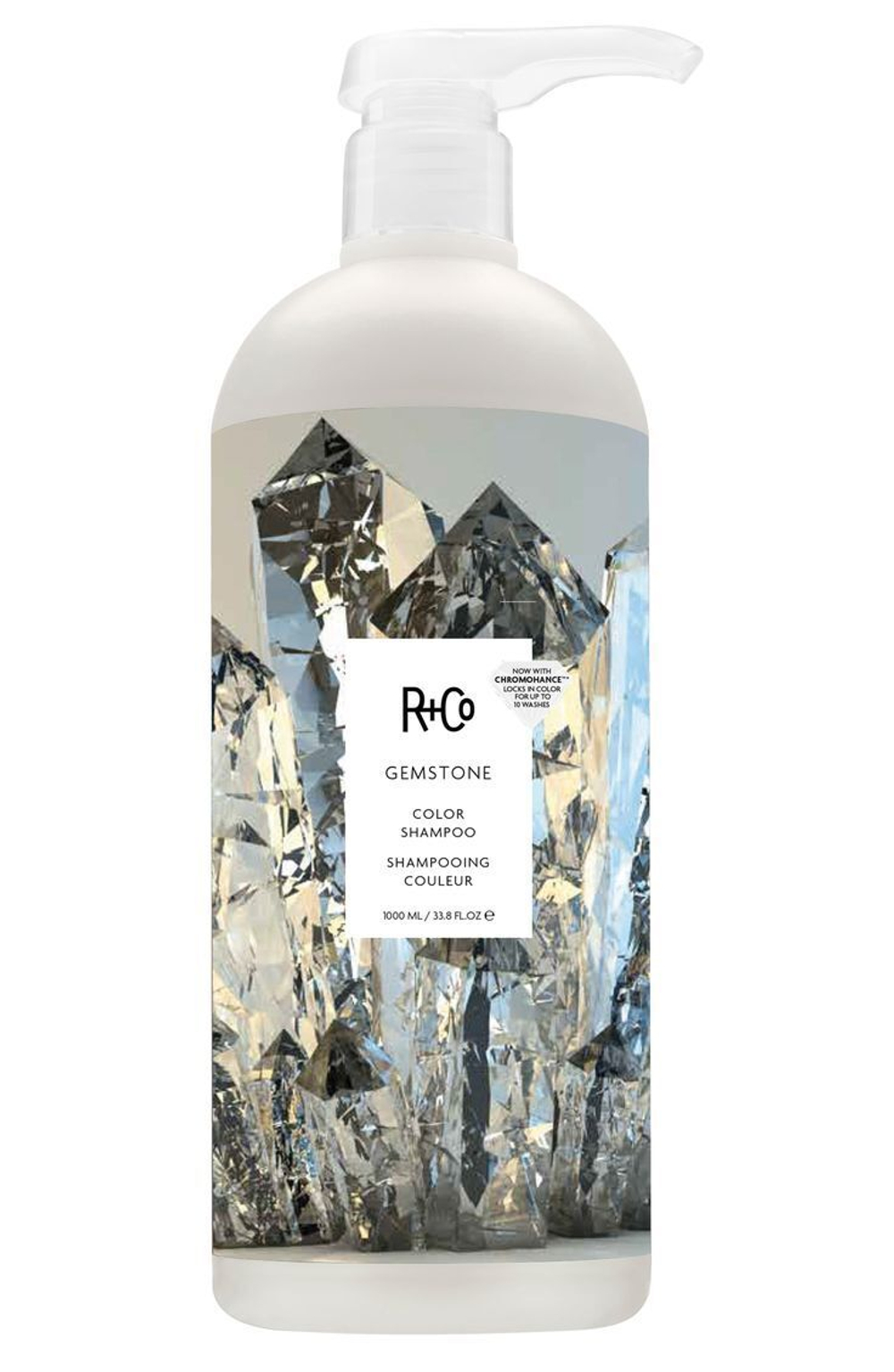 R+Co GEMSTONE Color Shampoo/КАЛЕЙДОСКОП шампунь для ухода за цветом с комплексом ChromoHance™, 1000мл