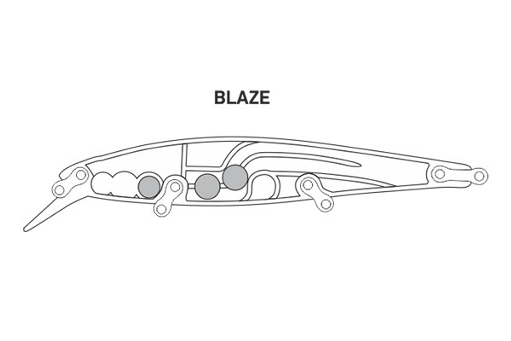 Воблер для рыбалки LureMax BLAZE
