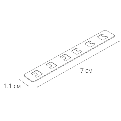 Коннектор прямой для встраиваемого магнитного шинопровода Arte Lamp LINEA-ACCESSORIES A480505