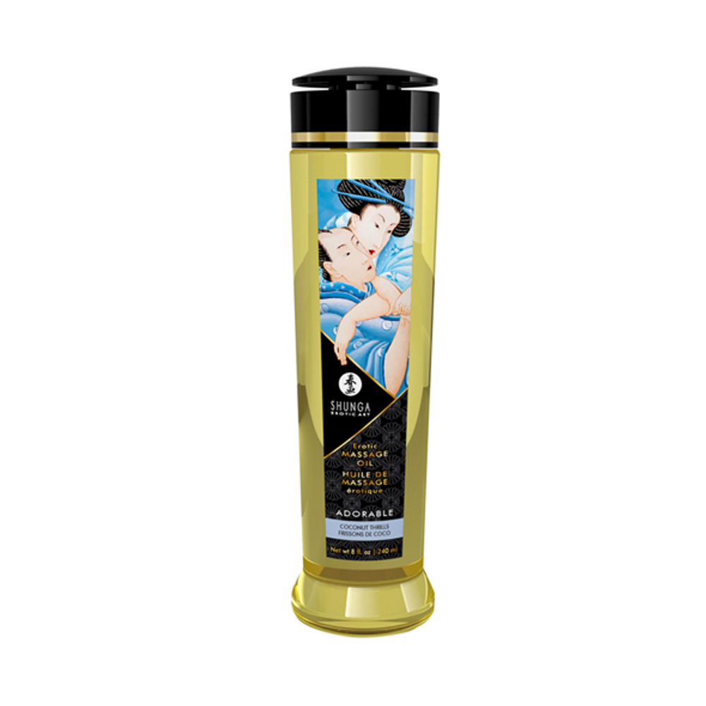 Массажное масло с ароматом "Кокосовое волнение" Shunga Massage Oil