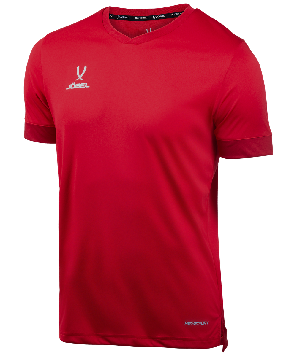 Футболка игровая DIVISION PerFormDRY Union Jersey, красный/ темно-красный/белый, детский