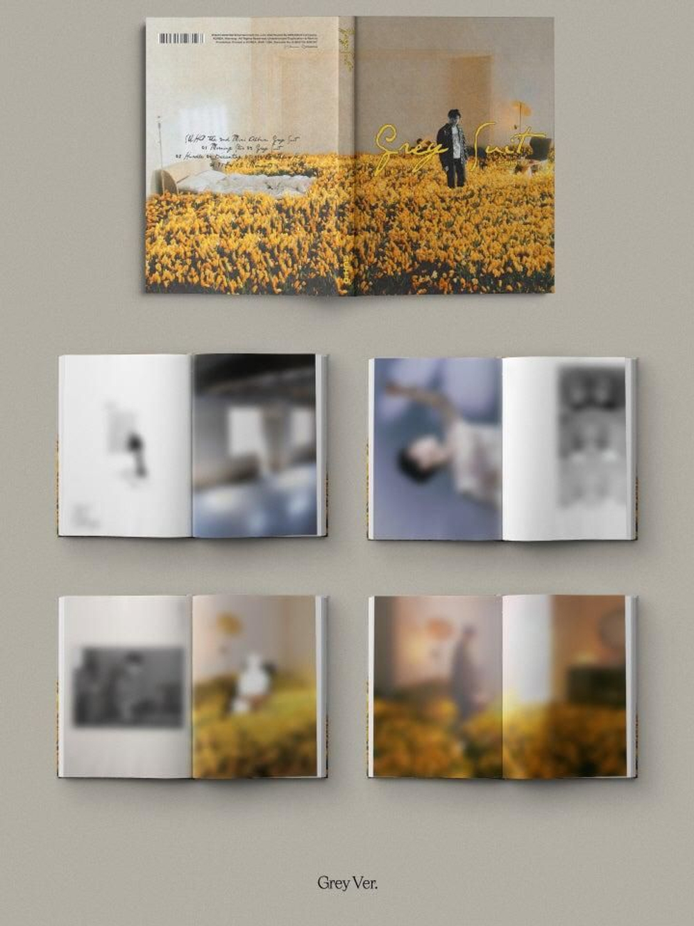 Альбом SUHO - Grey Suit 2nd Mini Album PHOTO BOOK RANDOM Version