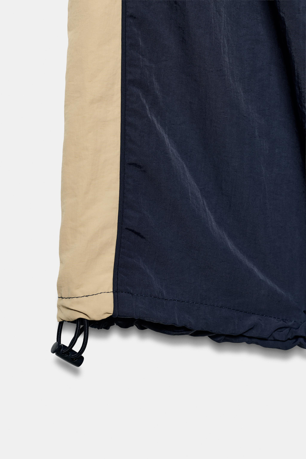 БРЮКИ ИЗ НЕЙЛОНА С ЛАМПАСАМИ — ZARA