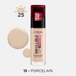 Тональный крем L'Oreal Paris Infaillible Стойкий матирующий - 15 фарфоровый