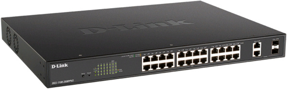 Коммутатор управляемый D-link DGS-1100-26MPPV2/A3A
